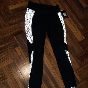 NWT reflective workout pants